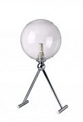 Настольная светодиодная лампа Crystal Lux FABRICIO LG1 CHROME/TRANSPARENTE