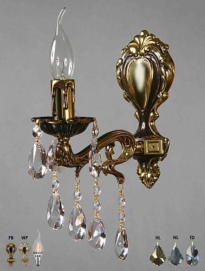 ��� Ambiente by Brizzi LEON 2128/1 PB Tear Drop