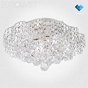 Потолочный светильник Eurosvet Charm 16017/9 белый с серебром Strotskis