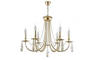  Crystal Lux VICTORIA SP6 GOLD/AMBER