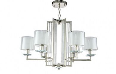 ������ Crystal Lux NICOLAS SP-PL6 NICKEL/WHITE