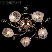 Потолочный светильник Оптима Eurosvet 9677/5 золото