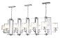 ������ Crystal Lux NICOLAS NICOLAS SP12 L1600 NICKEL/WHITE