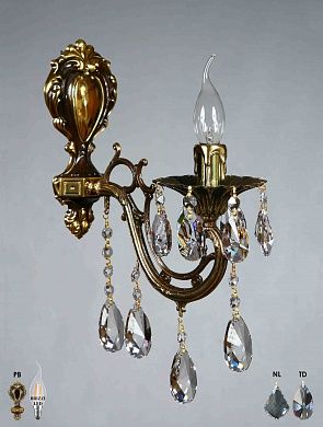 ��� Ambiente by Brizzi ARIA 8818/1 PB Tear drop