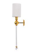  Crystal Lux MIRABELLA  MIRABELLA AP1 GOLD/WHITE